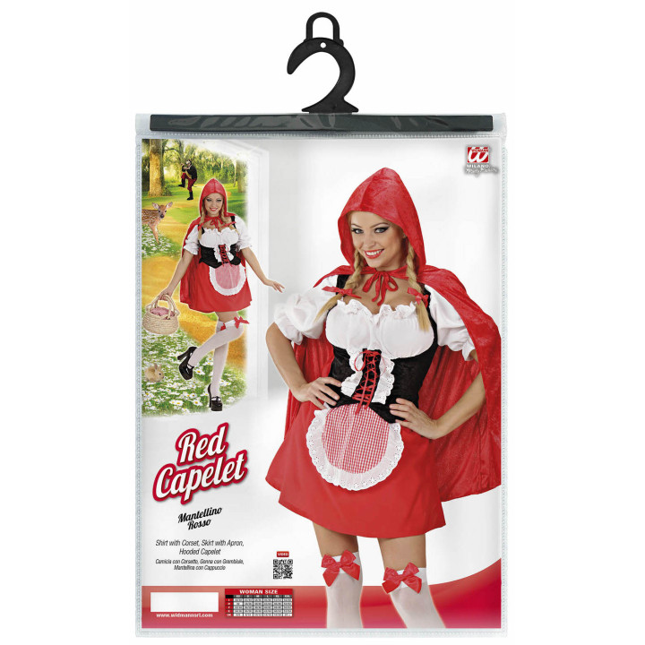 Rotkäppchen Kostüm, rot