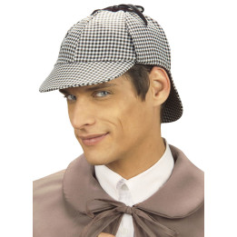 Detective hat, white