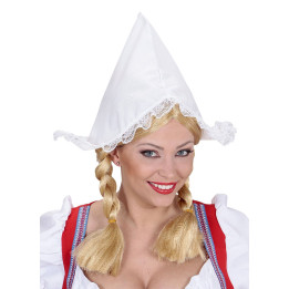 Trachten : Trachtenhaube Holländerin, weiss