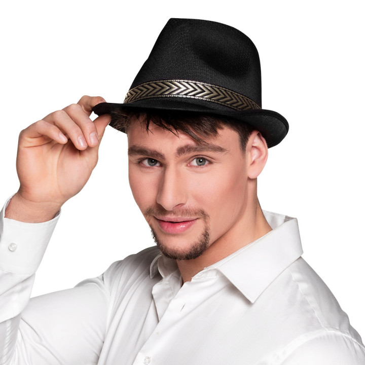 Trilby Fedora Hat, black