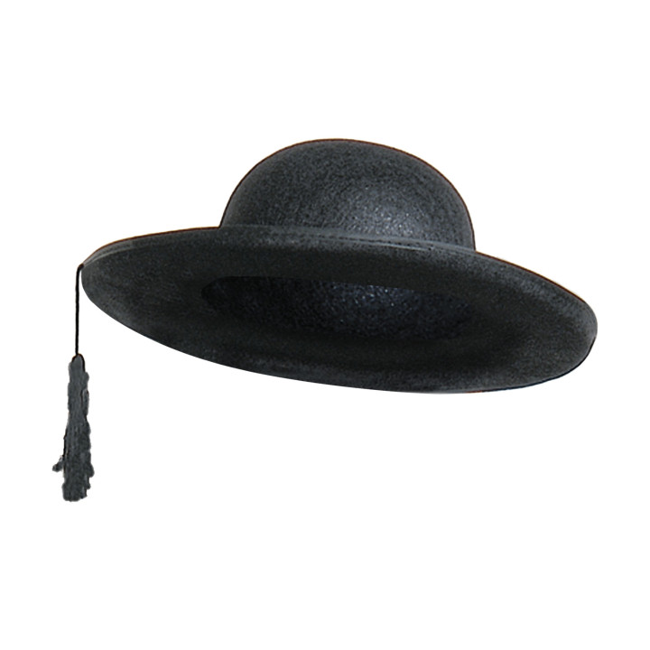 Pastor's hat, black