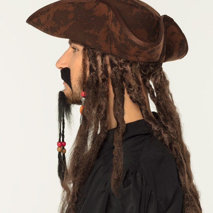 Pirates Beard and Moustache, black