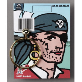 Pirate hoop earring, or/gold