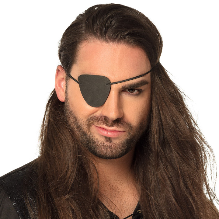 Pirate Eye Patch, 4items, black