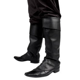 Hauts de botte pirate, noir