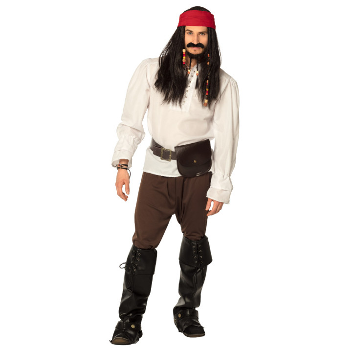 Piraten Stiefelstulpen Ryder, 2Stück, schwarz