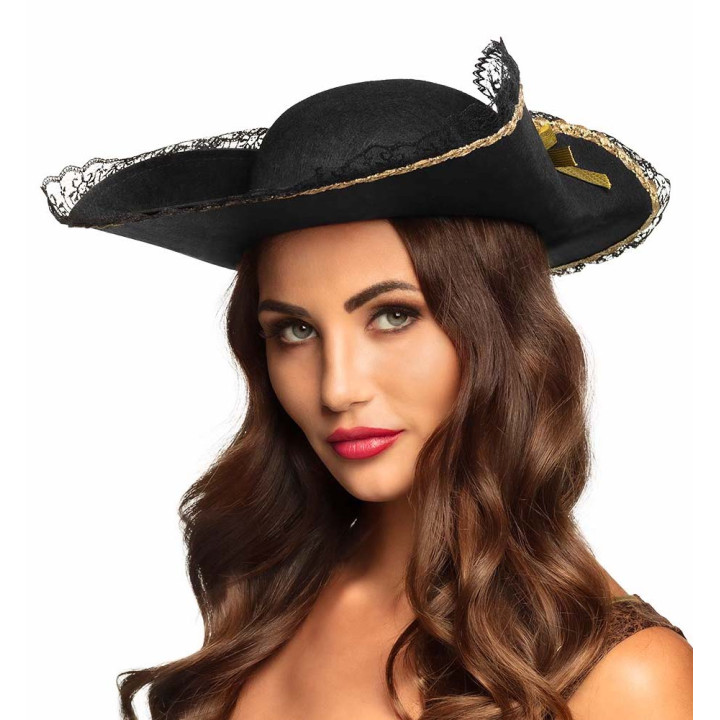 Hat Pirate Fanny, black