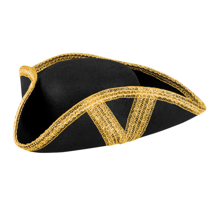 Tricorn Pirates Hat, KW 58, black