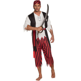 Pirates Costume Men: Pirate Outfit, multicolored