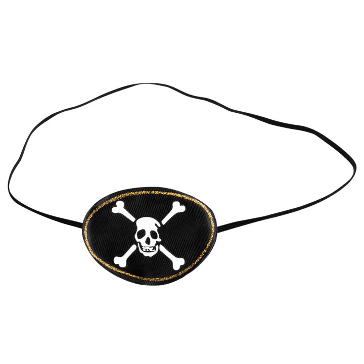 Eye Patch Pirate with Ohrring, black