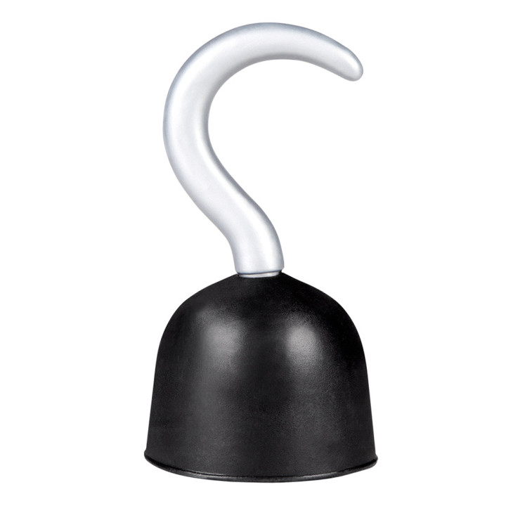 Pirate Hook, 18 x 10 cm, black