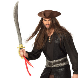 Épée de pirate, 82 cm, gris