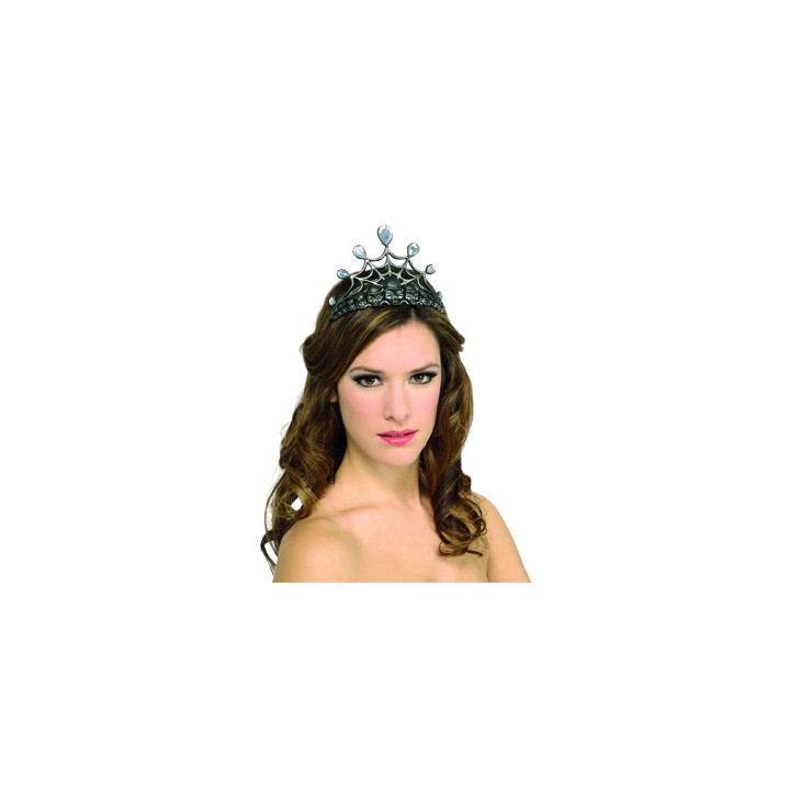 Diadème de princesse gothique, gris