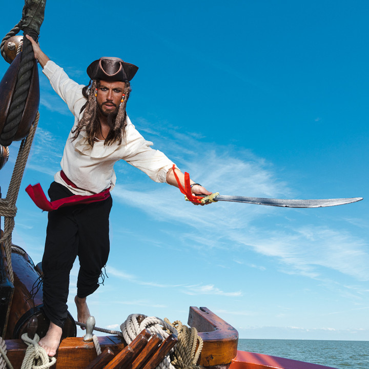 Piratenschwert, 82 cm, grau