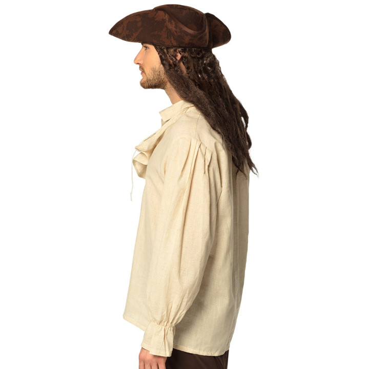 Piraten Hemd, creme weiss