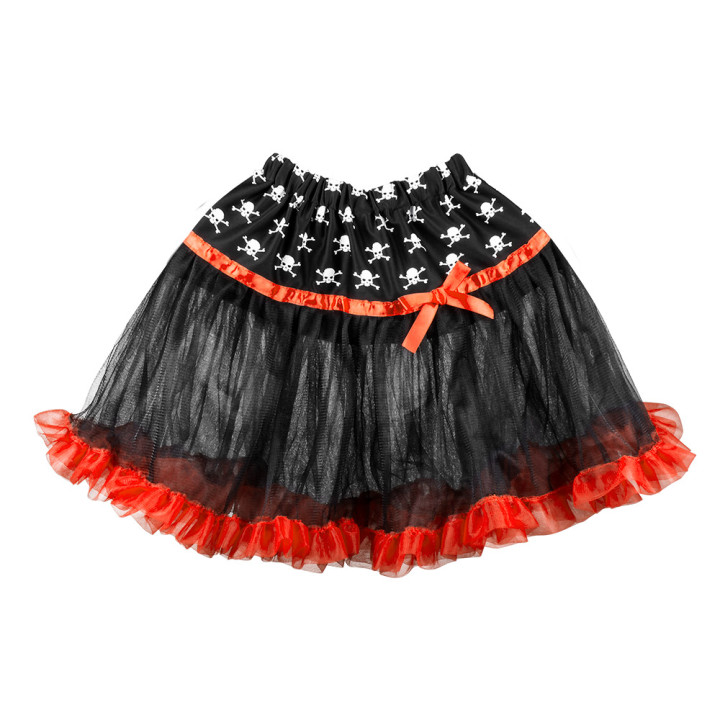 Pirate mini skirt, black