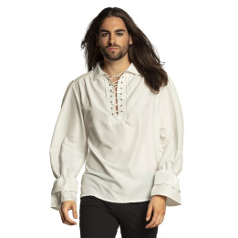 Chemise pirate, blanc