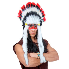 Coiffe Chef Indien, multicolore