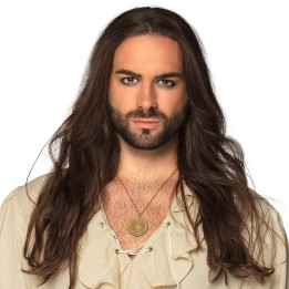 Collier amulette pirate