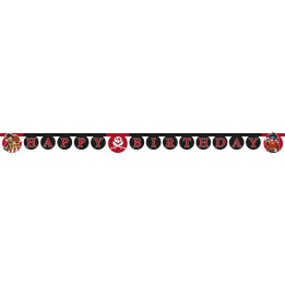 Piraten Happy Birthday Girlande, 2 m, mehrfarbig