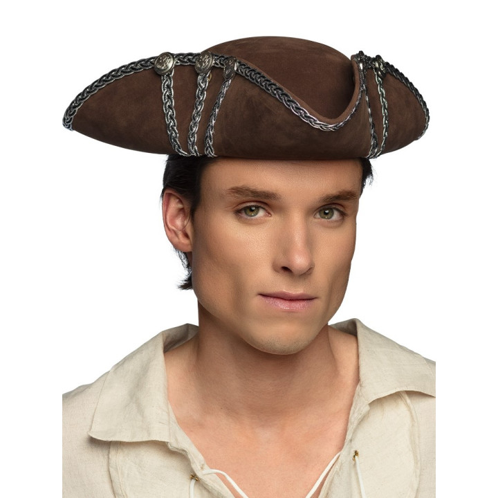 Chapeau Pirate Alistair, marron