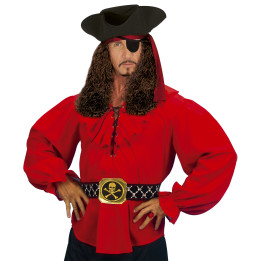 Shirt pirate, red