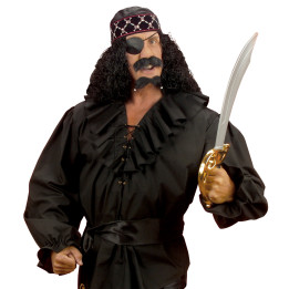 Shirt pirate, black