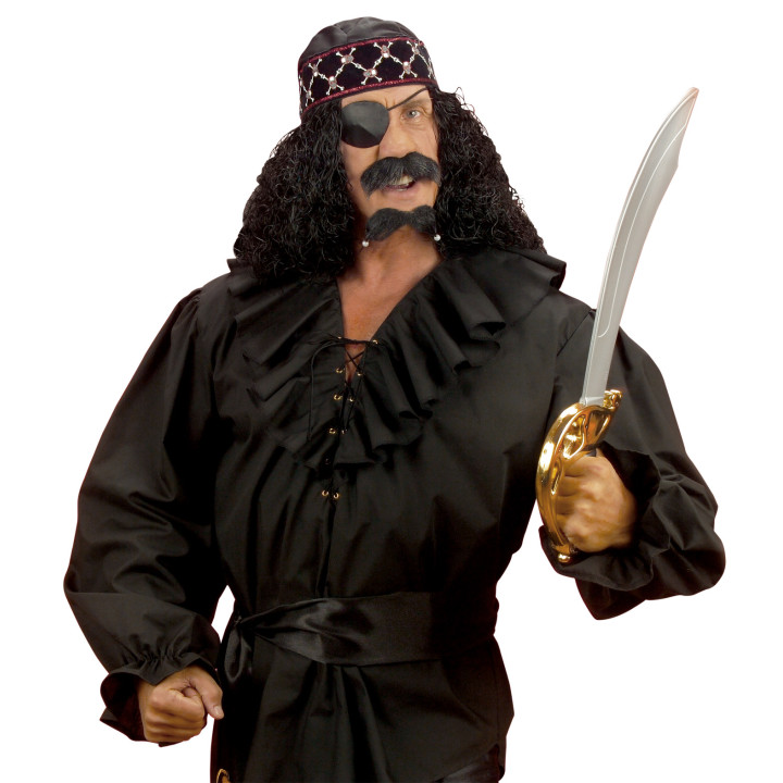 Chemise pirate, noir