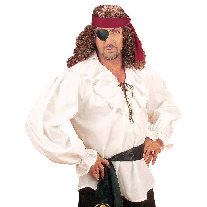 Shirt pirate, white