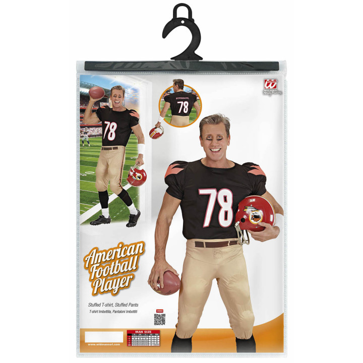 American Football Kostüm: Shirt und Hose