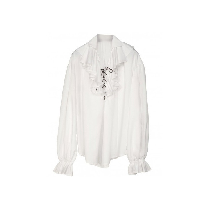 Chemise pirate, blanc